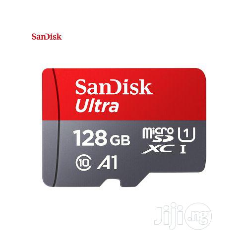 Sandisk Memory Cards, 128gb 100mb/S Ultra A1 Micro Sd