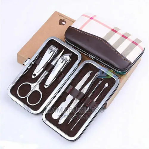 Leather Pouch - Manicure and Pedicure Nail Care Set