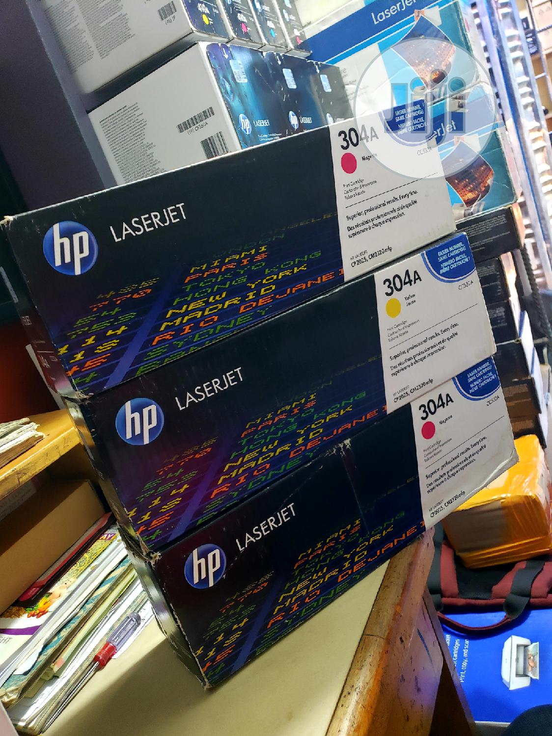 Genuine Hp Toner Cartridge 304a Colors