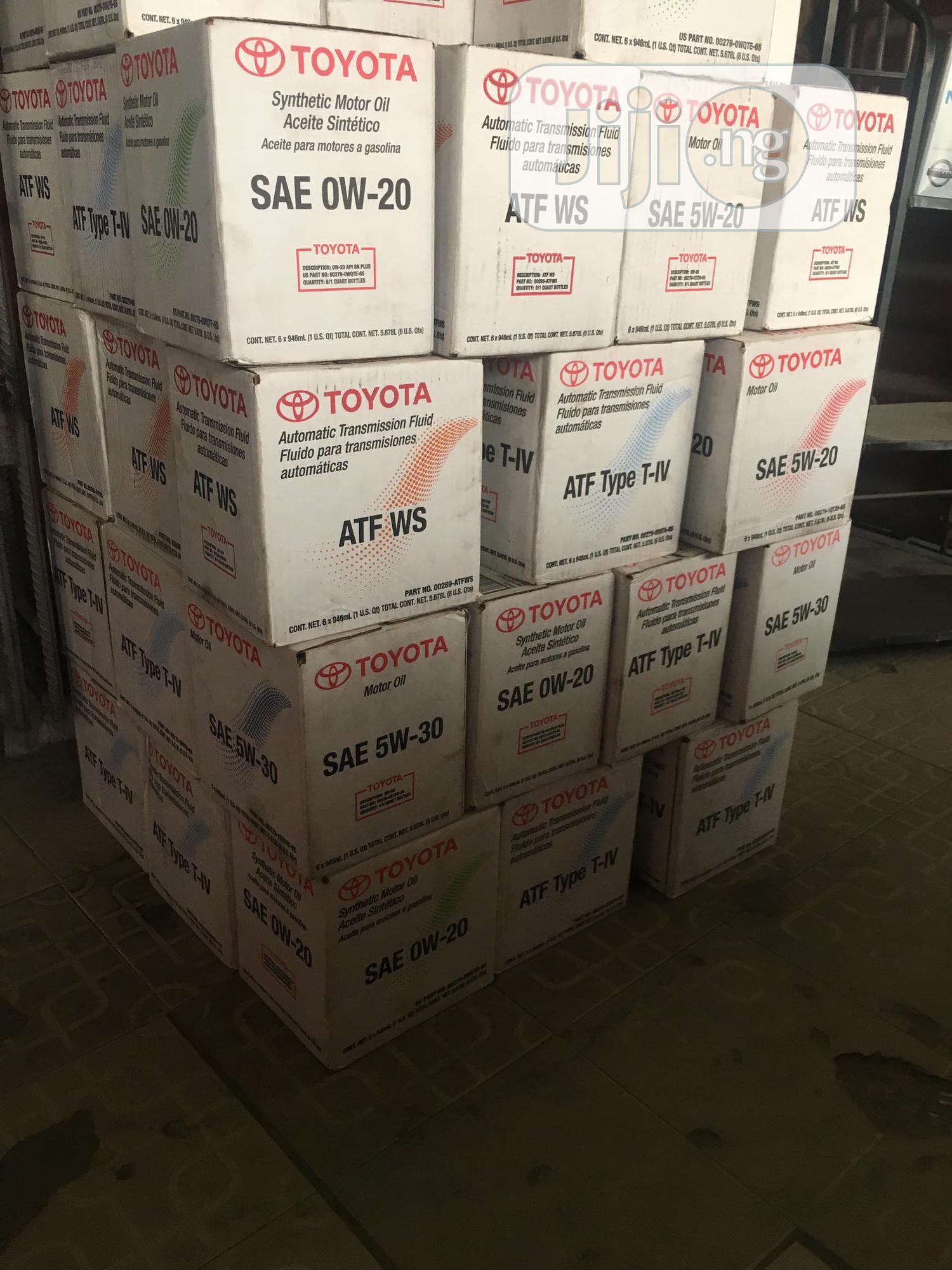 Original Toyota ATF And Engine Oil