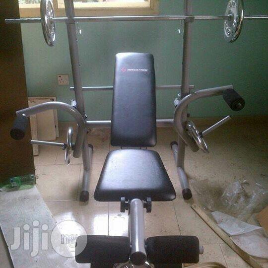 New Weight Bench With 50 Kg Dumbbell