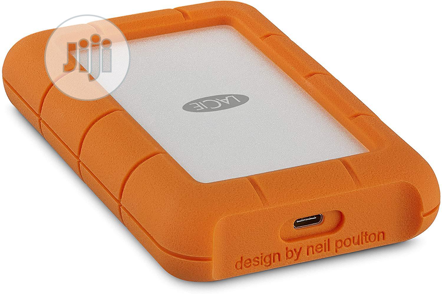 Lacie Rugged 4tb Usb-C and Usb 3.0 Portable Hard Drive