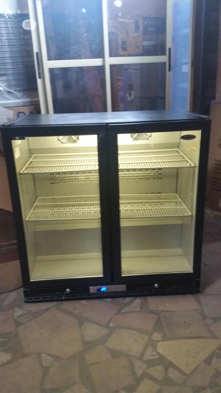Cabinet 2doors Wine Chiller Display Fridge.
