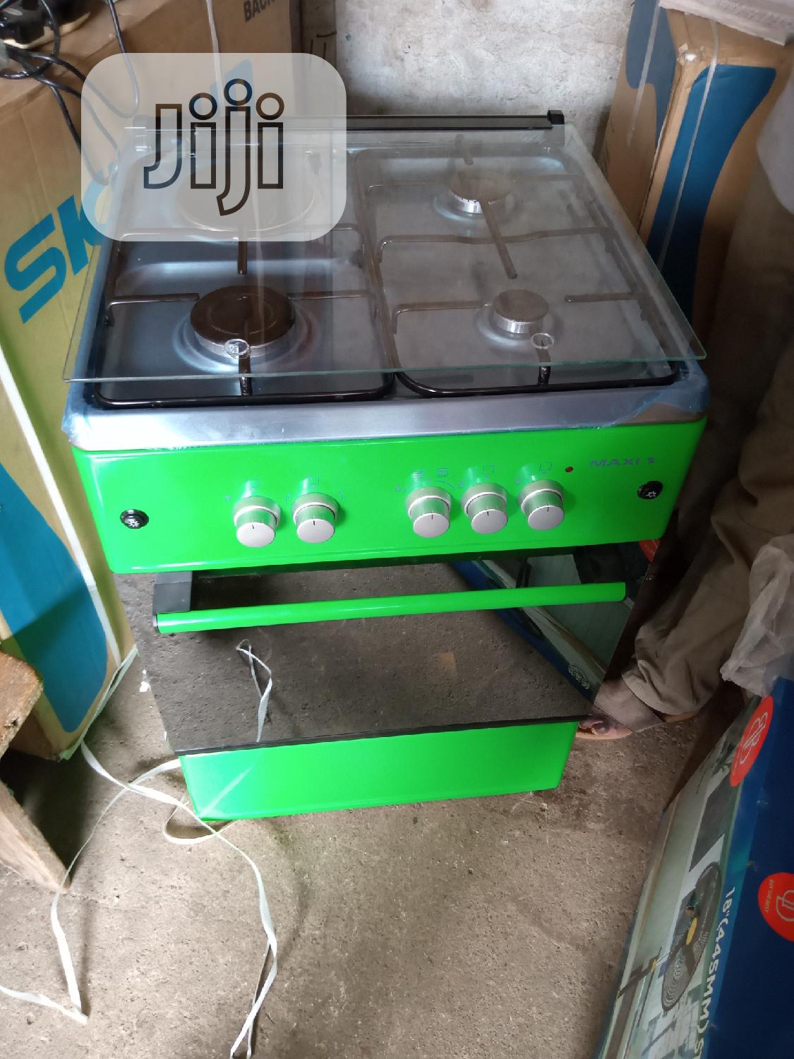 Maxi 60/60 Gas Cooker With Hot Plate and Oven