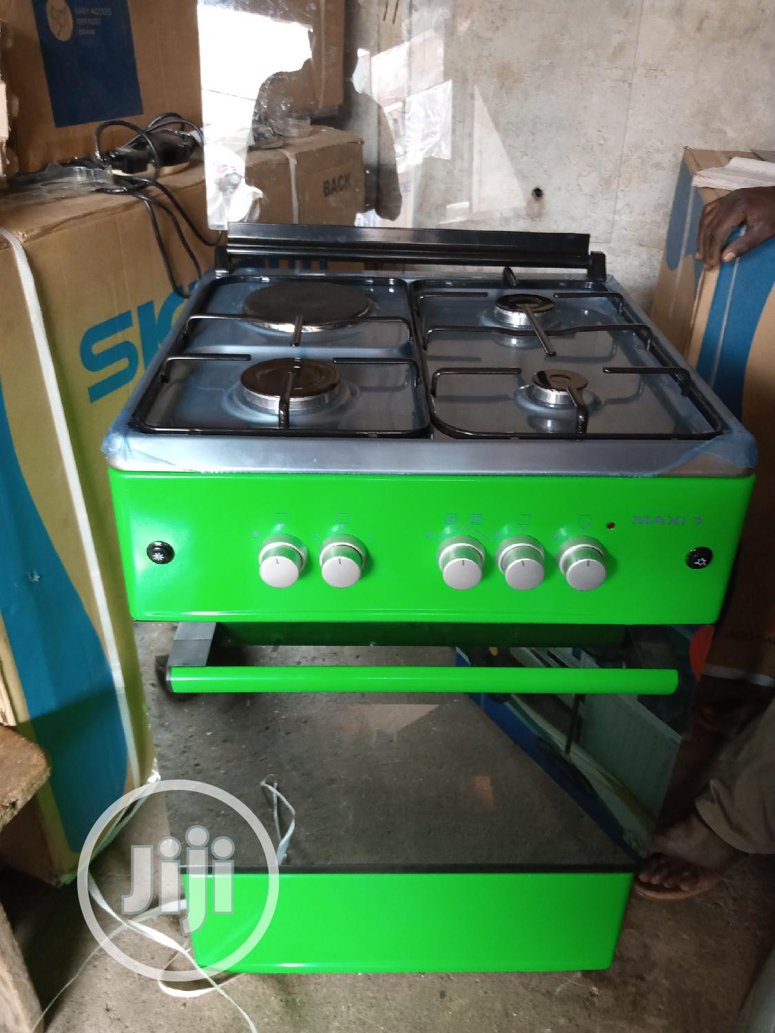 Maxi 60/60 Gas Cooker With Hot Plate and Oven