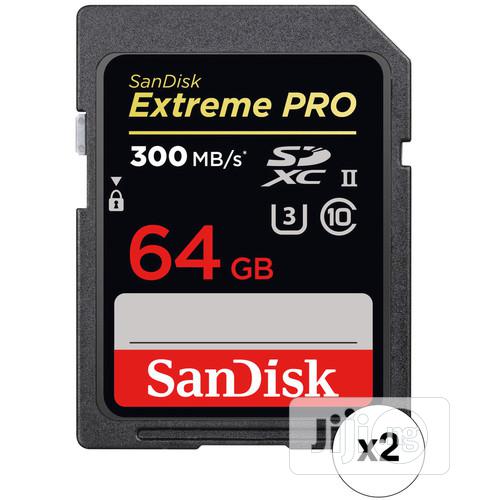 San Disk 64gb Extreme Pro UHS II SDXC MEMORY CARD