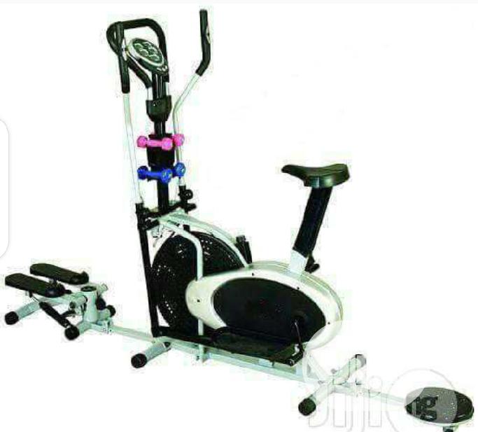 3 in 1 Orbitrac Bike With Dumbbells