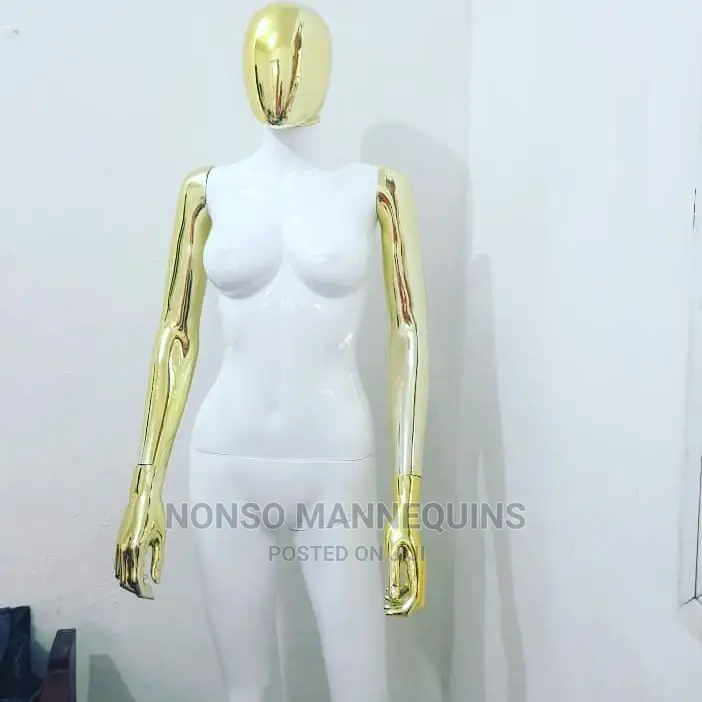 Gold White Female Faceless