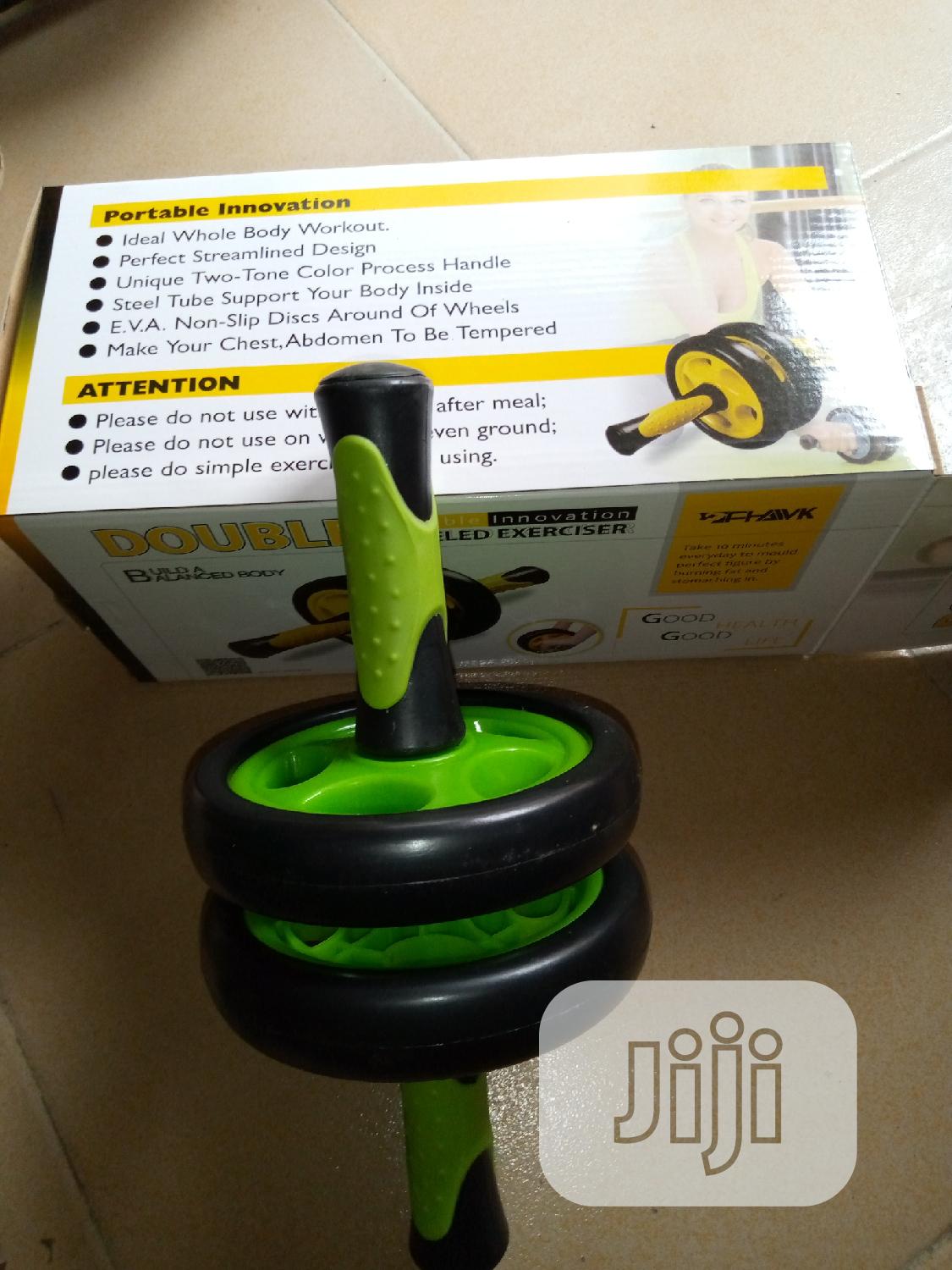 Double Wheel Exercise Tummy Trimmer