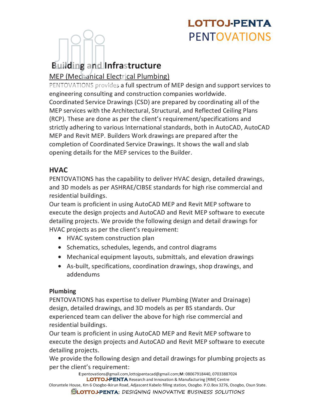 Building Services (M&E, Mep) Design