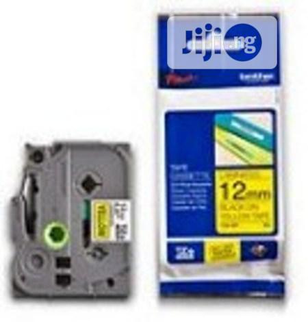 Brother Tze-631 12mm Black on Yellow Labeling Tape