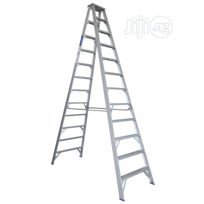 Aluminium Double Sided Step Ladder 11ft 9inches (3.6meters)
