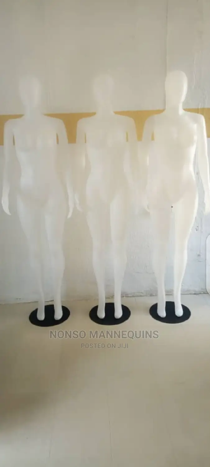 Detachable Waist and Hands White Female Mannequin
