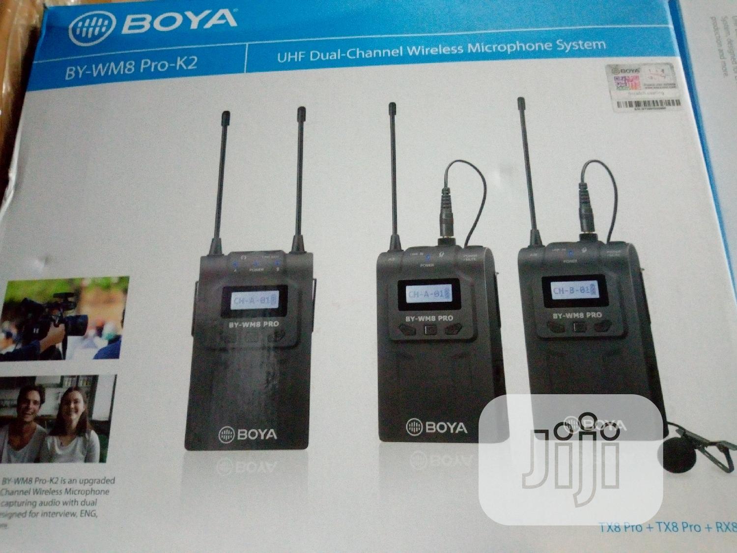 BOYA BY-WM8 Pro- UHF Dual-Channel Wireless Lavalier System