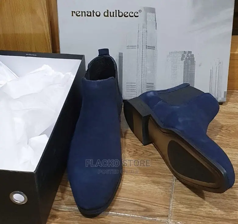 Renato Dulbecc Suede Chelsea Ankle Boots Available