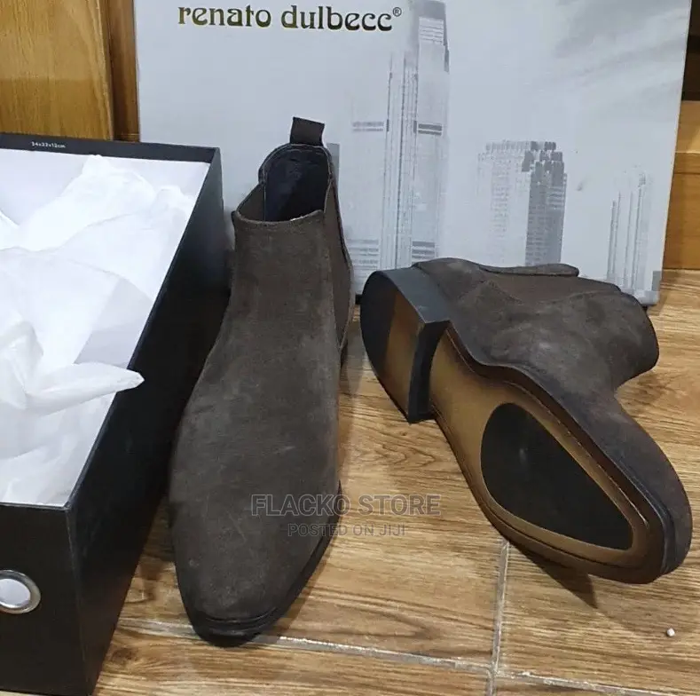 Renato Dulbecc Suede Chelsea Ankle Boots Available