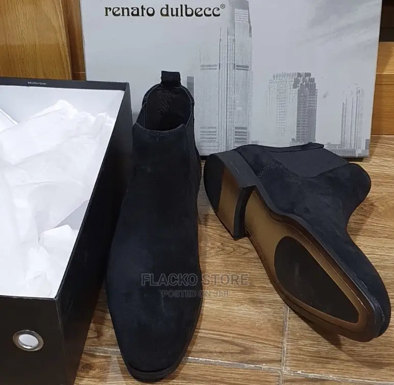 Renato Dulbecc Suede Chelsea Ankle Boots Available