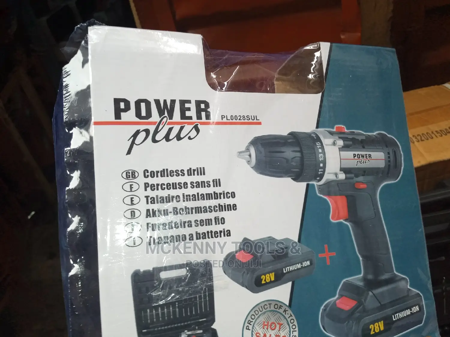 Cordless Drill 28v Litium Battry
