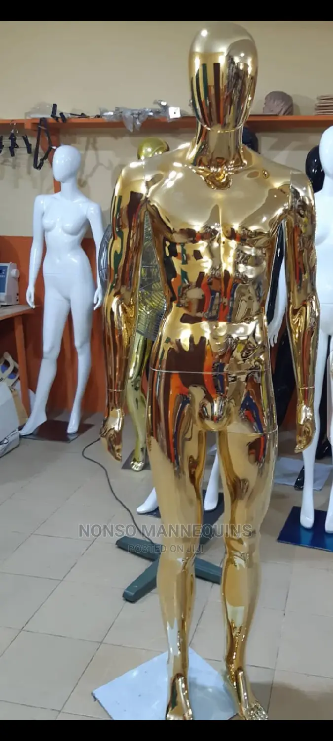 Gold Chrome Mannequins