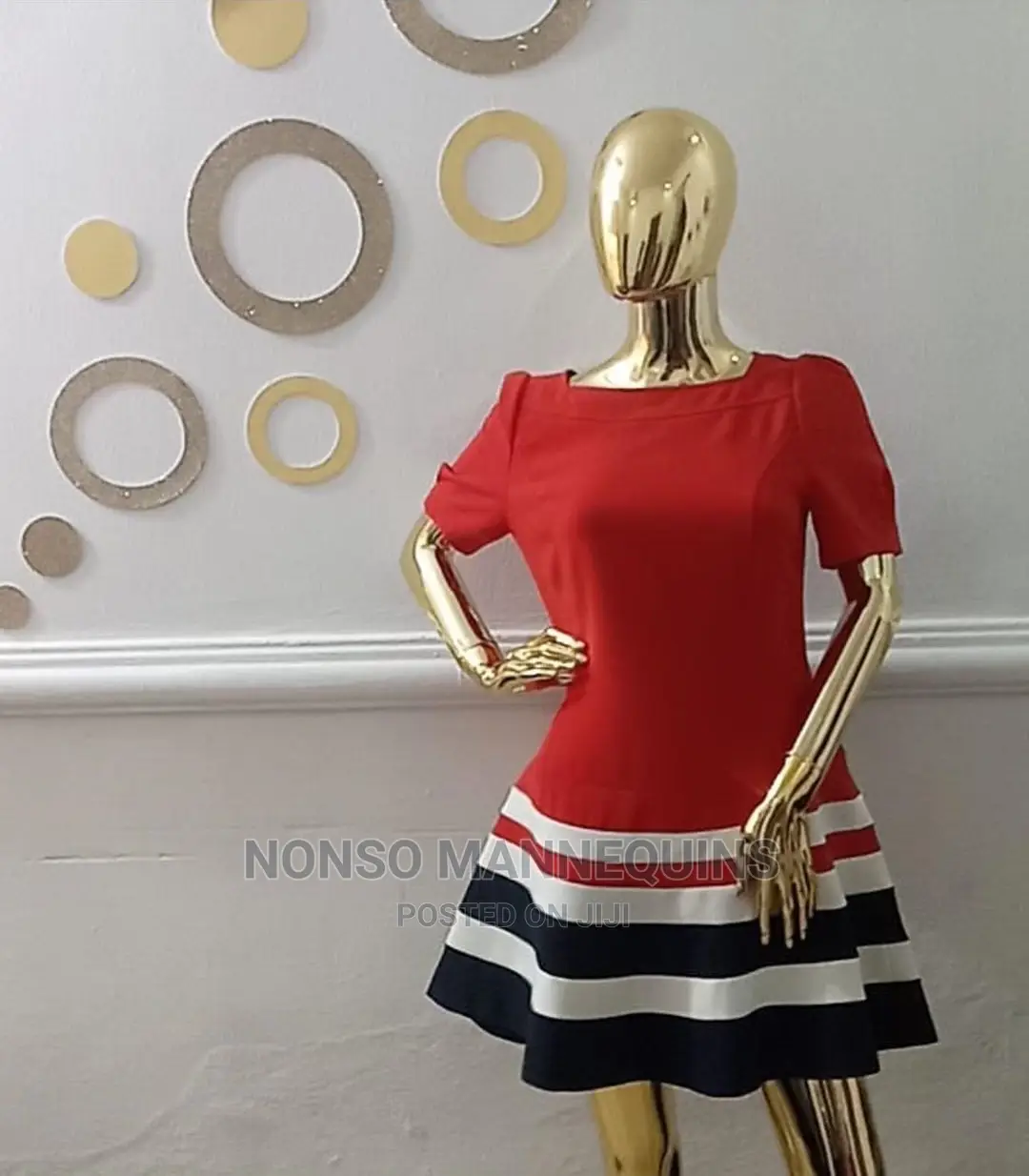 Gold Chrome Mannequins