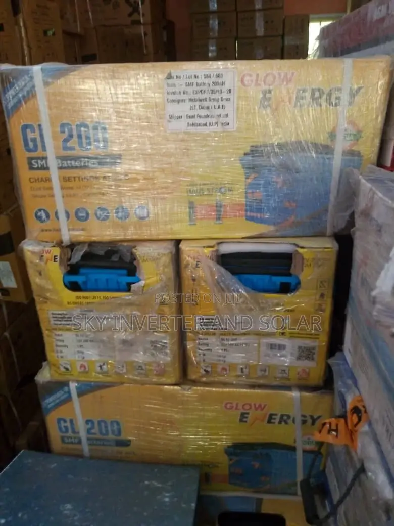 200ah/12v Glow SMF Battery