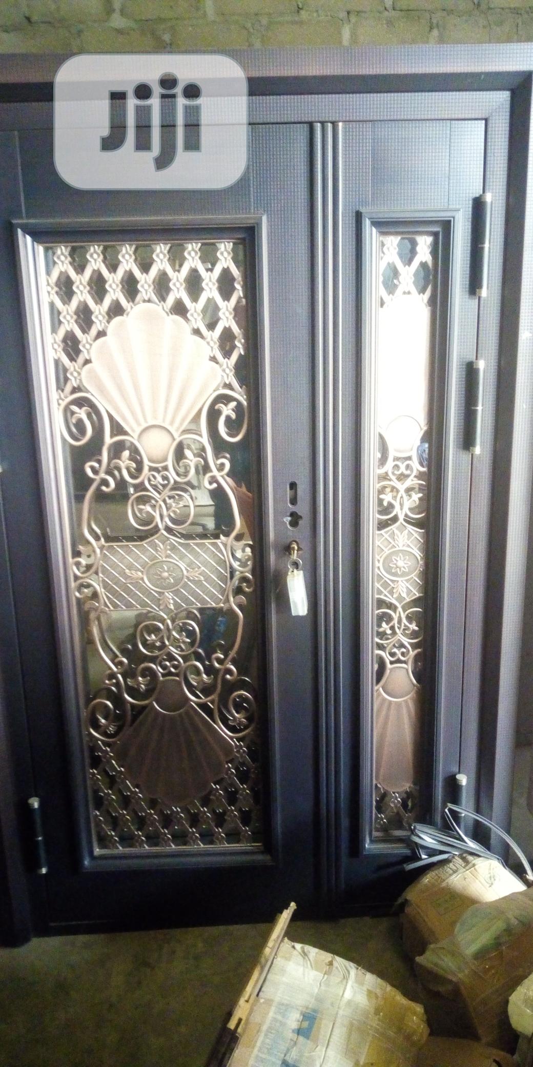 Copper Glass Door