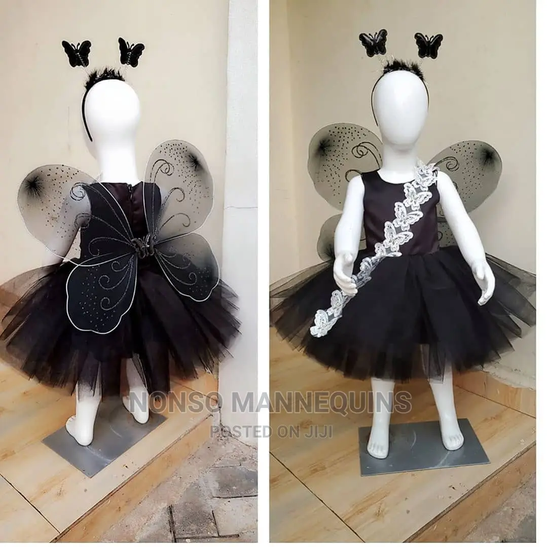 Unisex Kid Mannequins Glossy White
