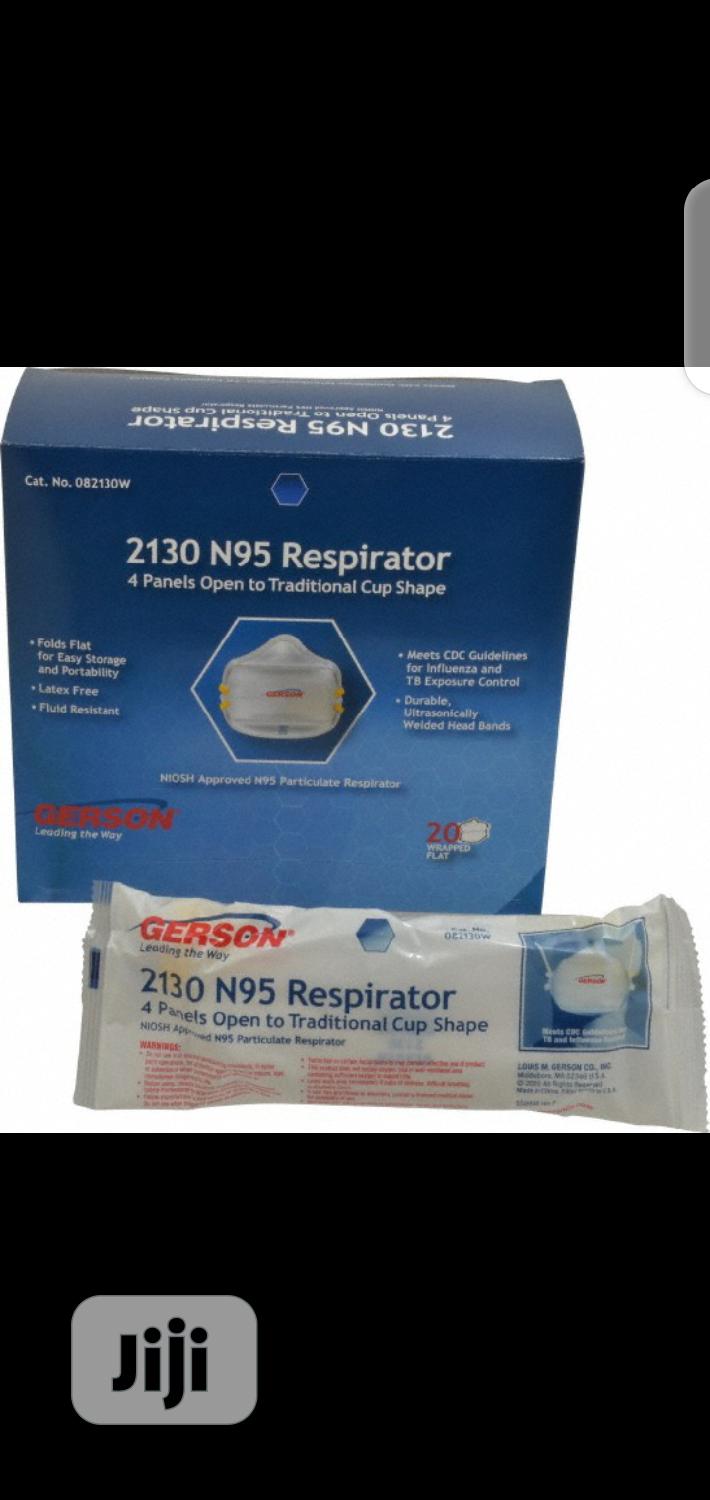 Gerson 2130 N95 Smart-mask Particle Respirator Nose Mask - 20-pack