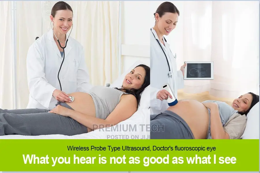 Wifi Wireless Portable Ultrasound Scanner Convex Array Probe