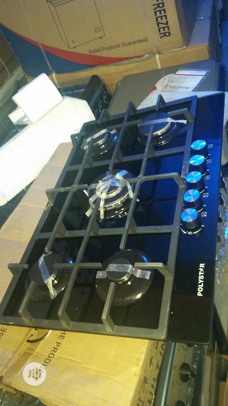 Polystar 5burners Built-in Gas Cooker.
