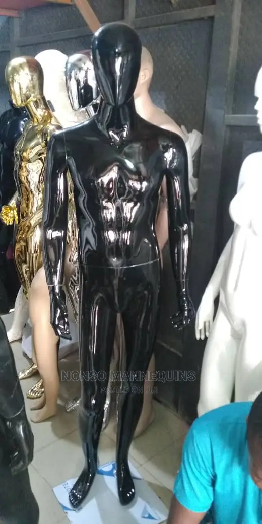 Black Male Fibre Mannequins