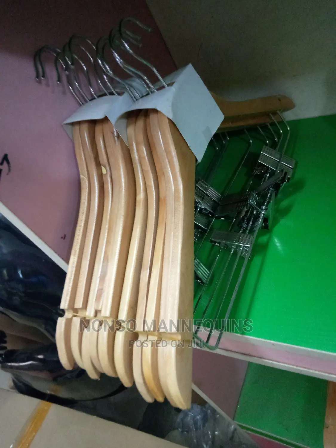 Wooden Clip Skirt Hangers
