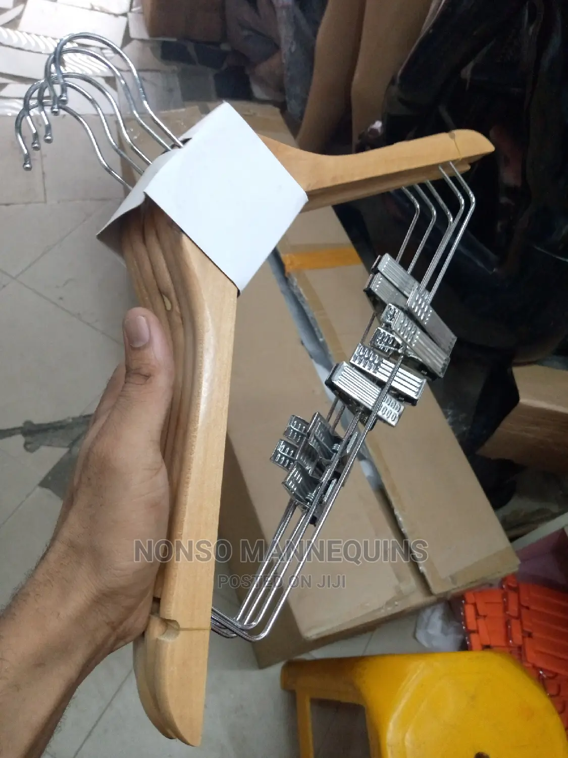 Wooden Clip Skirt Hangers