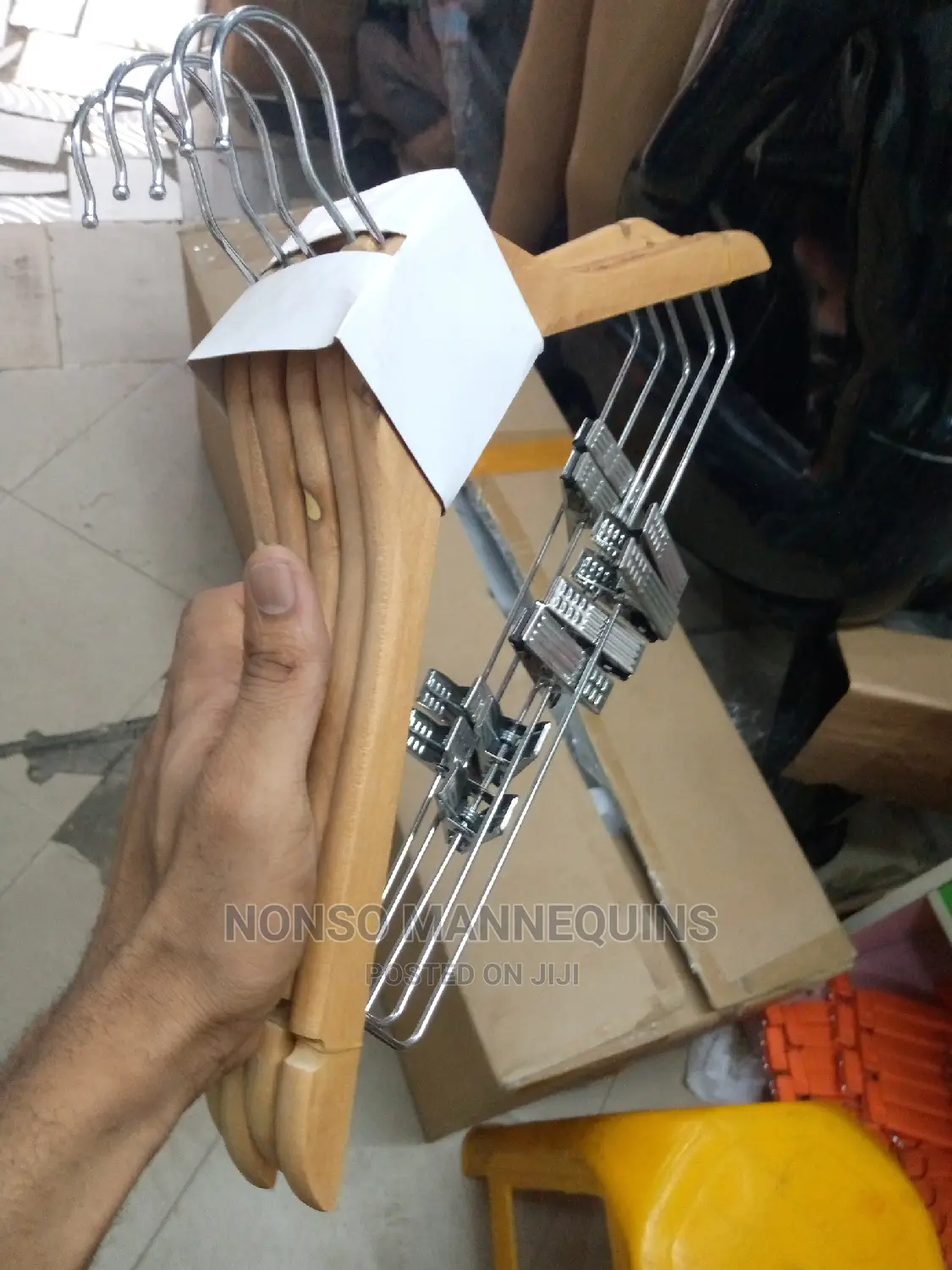 Wooden Clip Skirt Hangers