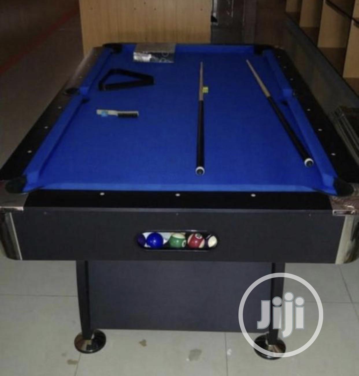Snooker Table Blue Felt