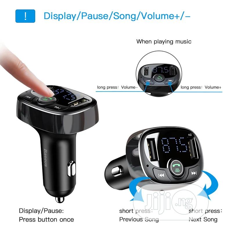 Baseus FM Transmitter Aux Modulator Wireless Bluetooth
