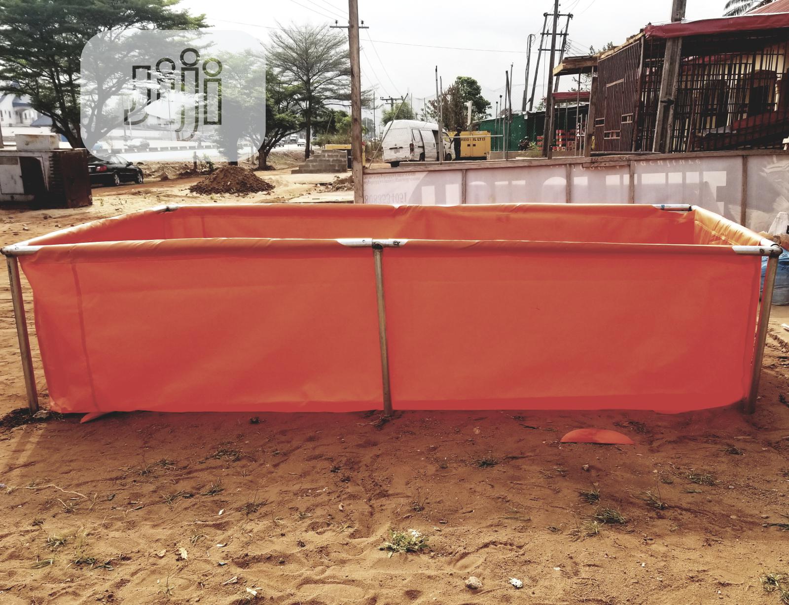 Movable Tarpaulin Fish Pond