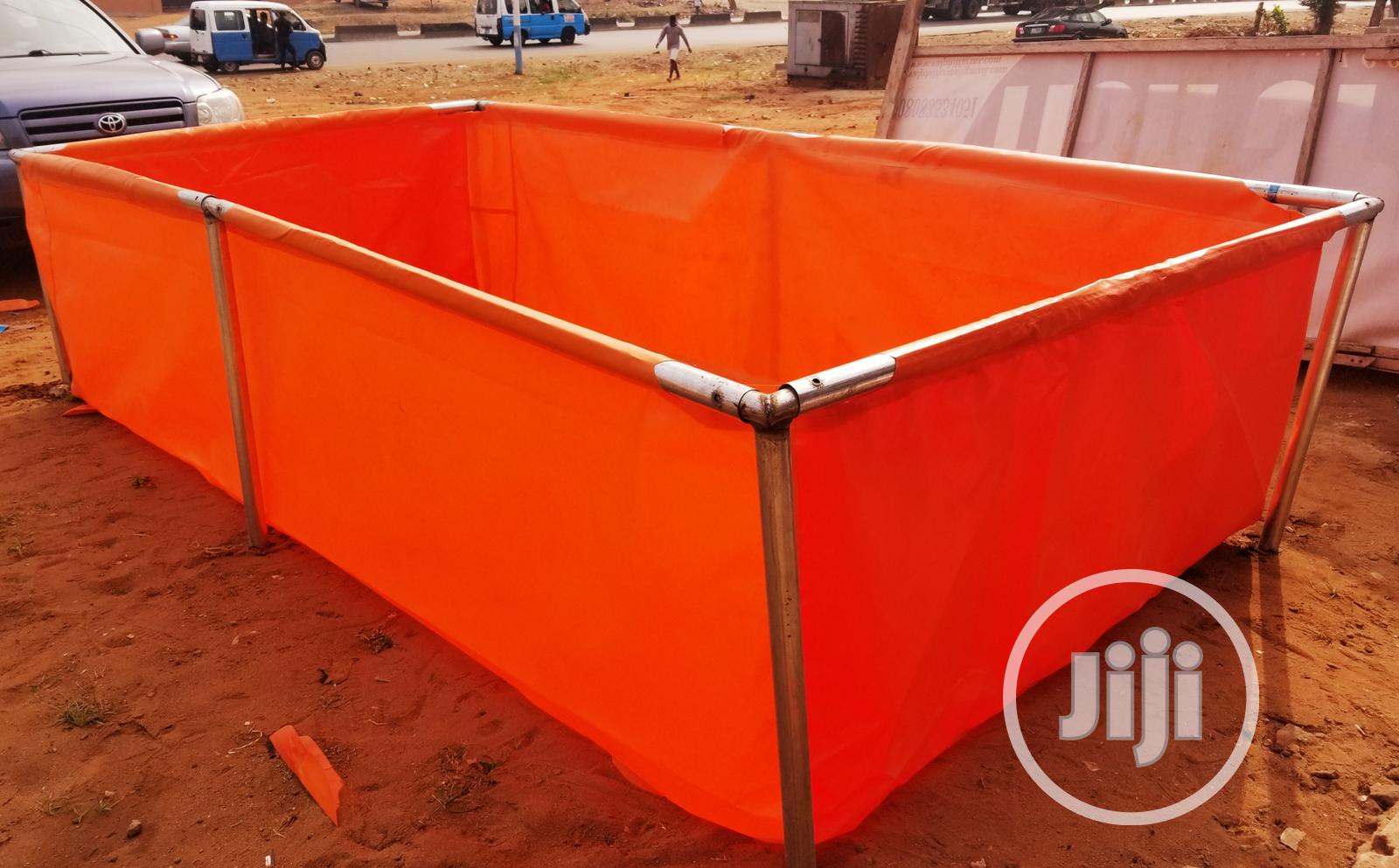 Movable Tarpaulin Fish Pond