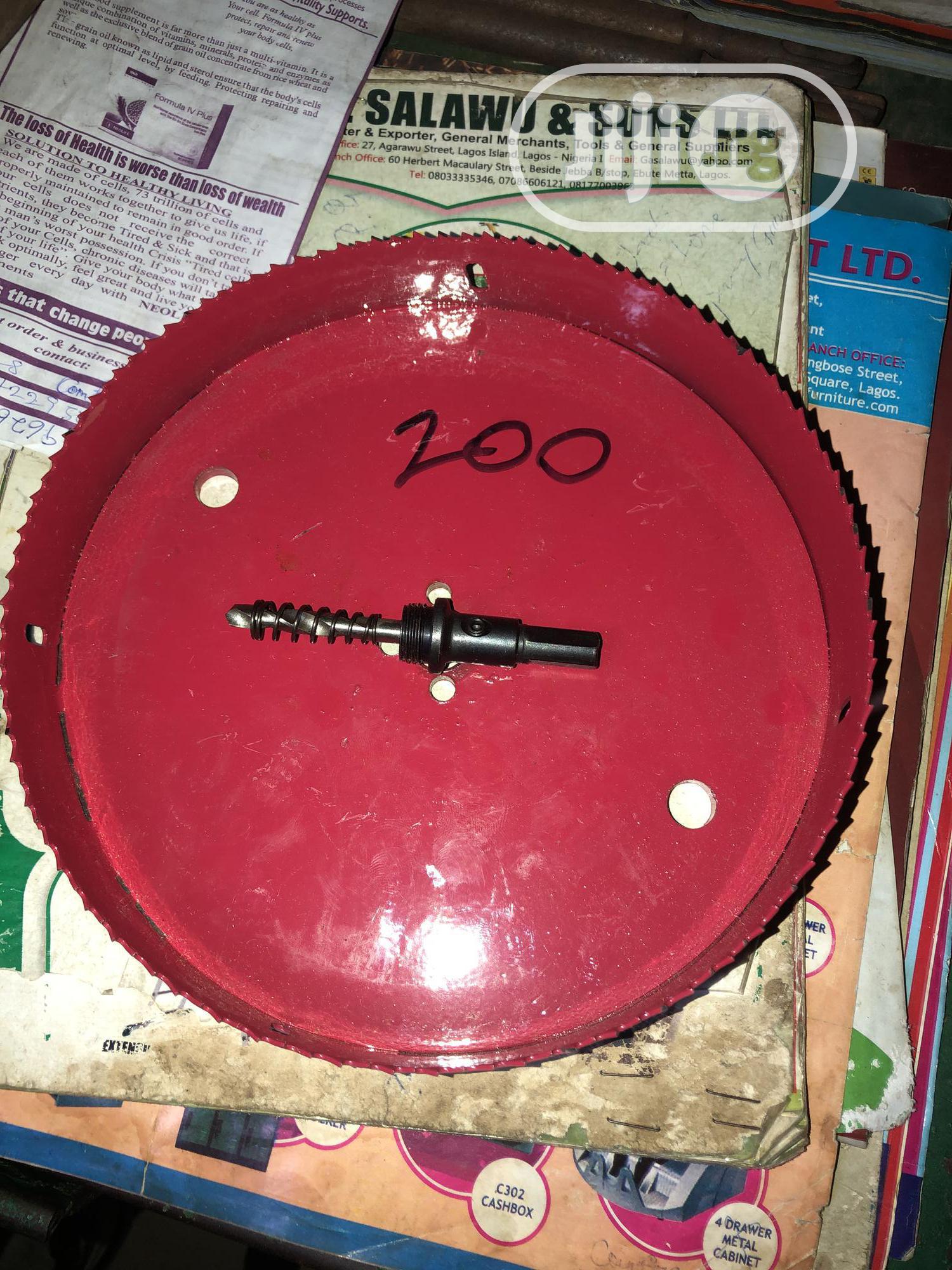 Original 200mm Hole Saw With Man Drill