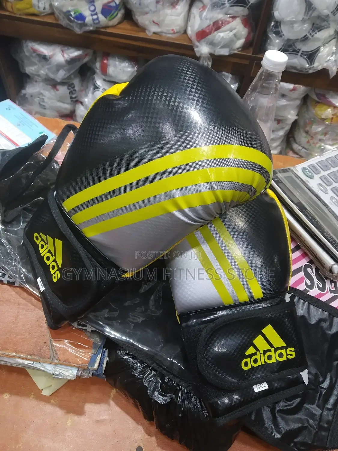 Boxing Gloves Yellow And Black