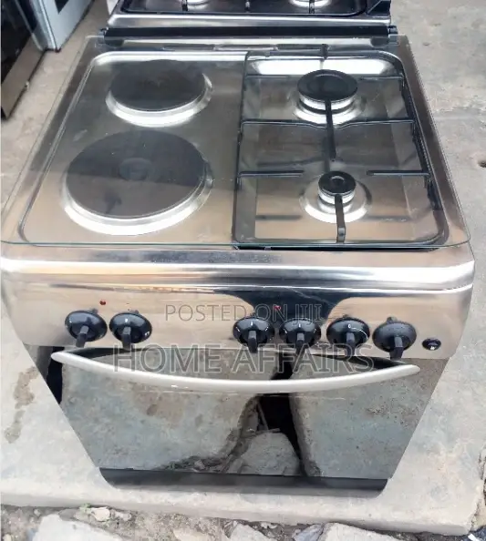 Clean 4 Burner Gas Cooker + Oven Grill [Pay on DELIVERY]