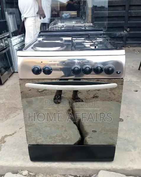Clean 4 Burner Gas Cooker + Oven Grill [Pay on DELIVERY]