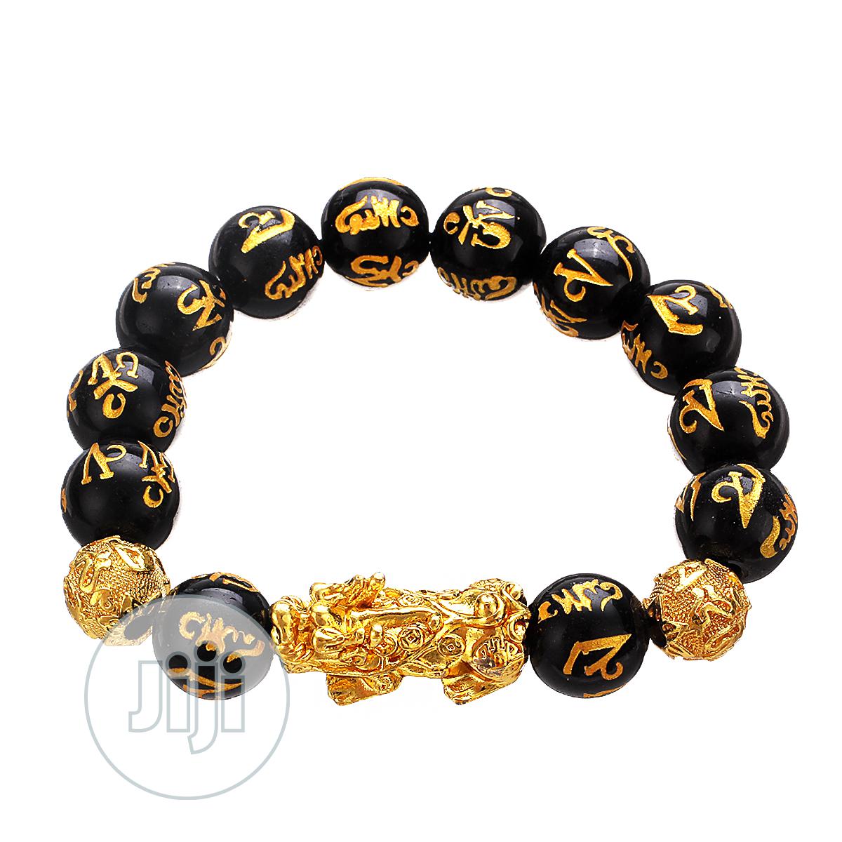 Feng Shui Black Obsidian Wealth Bracelet