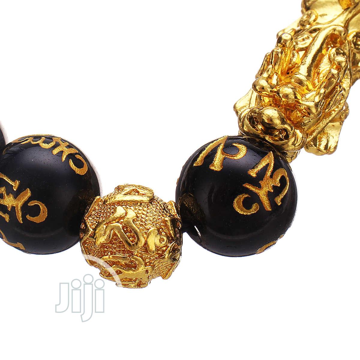 Feng Shui Black Obsidian Wealth Bracelet
