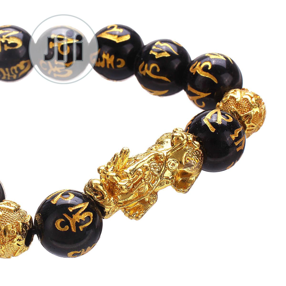 Feng Shui Black Obsidian Wealth Bracelet