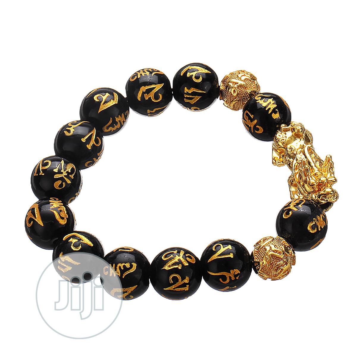 Feng Shui Black Obsidian Wealth Bracelet