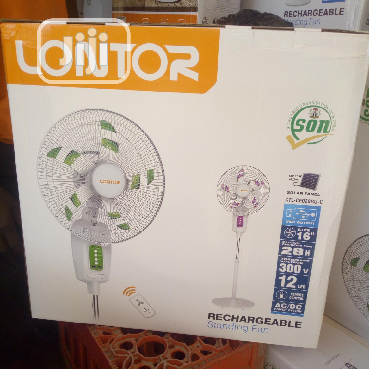 Lontor Rechargeable Standing Fan