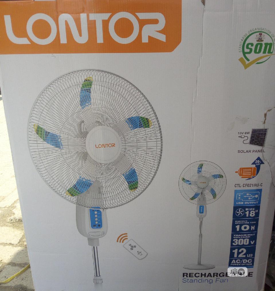 Lontor "18" Rechargeable Standing Fan