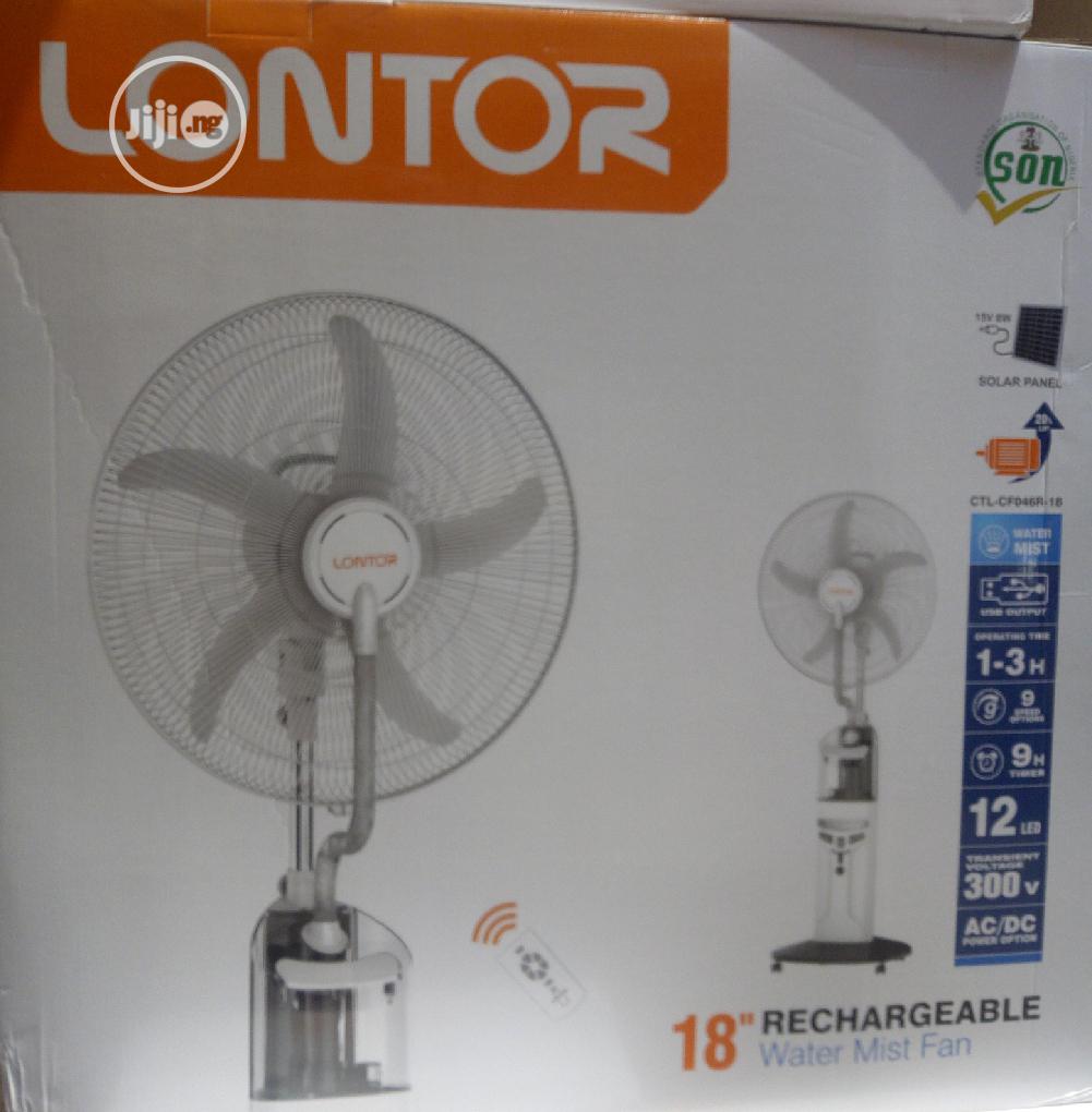 Lontor Rechargeable Water Mist Fan