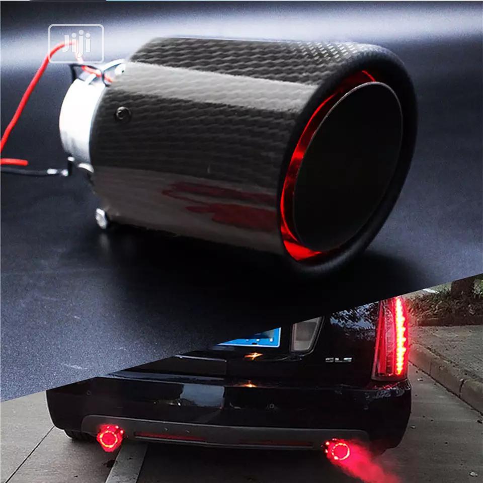 Auto Exhaust Muffler Emitting Led Lighting.